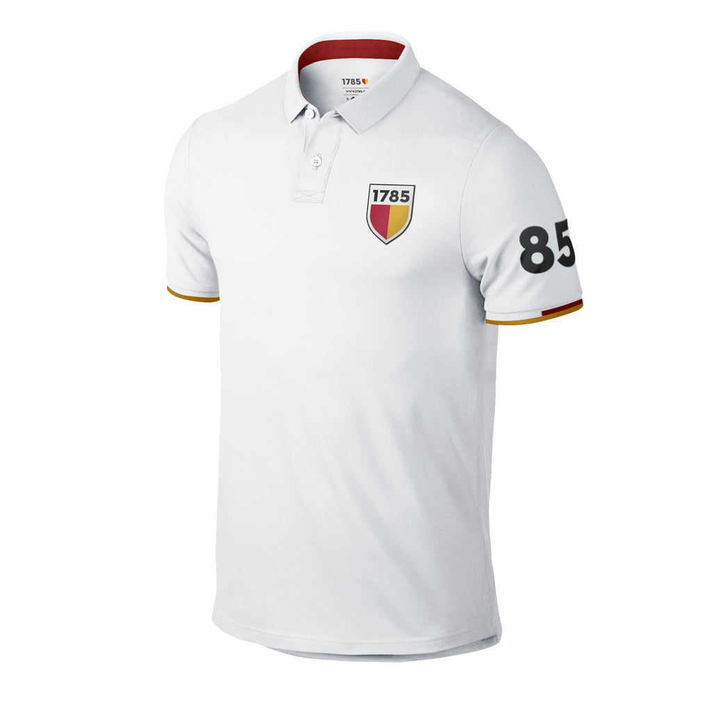 Polo racing blanco 1785 unisex