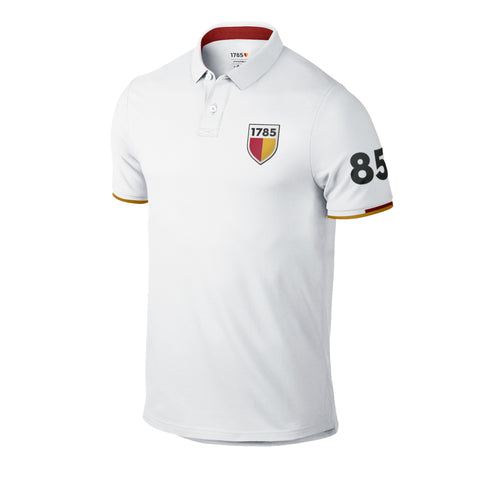 Polo racing blanco 1785 unisex