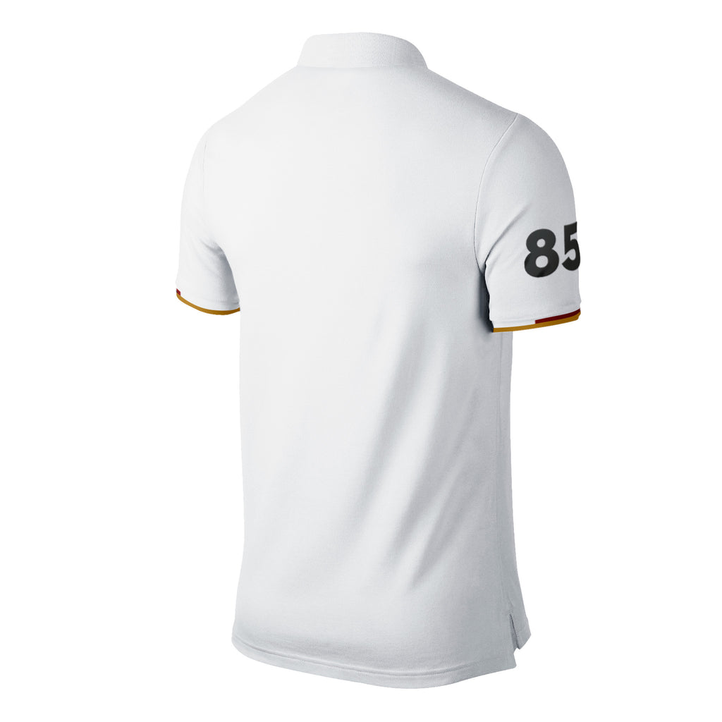 Polo racing blanco 1785 unisex